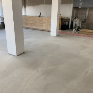 Retail Repairs and Levelling to Existing Concrete Floor