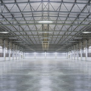 Industrial burnished concrete floors